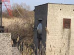 ant�nn� domek p�ipojen� k ��sti klobouku