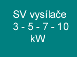 SV vys�la�e 3, 5, 7 a 10 kW